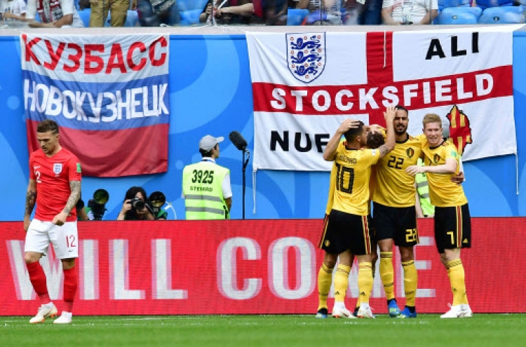 [Newsmaker] Belgium finishes 3rd at World Cup, beats England 2-0