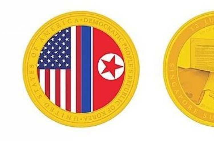 US-N. Korea summit medallions to be up for sale