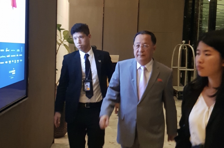 N. Korea’s top diplomat rejects meeting with S. Korean counterpart