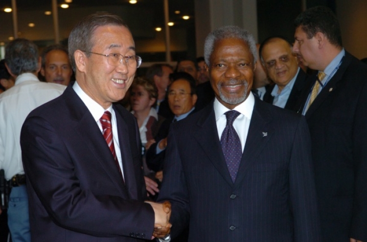 [Newsmaker] Ban offers condolences after Annan's death