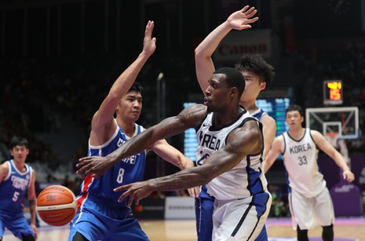 S. Korea beats Chinese Taipei for men's basketball bronze