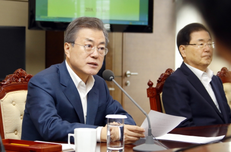 President Moon urges parliamentary ratification of inter-Korean summit deal