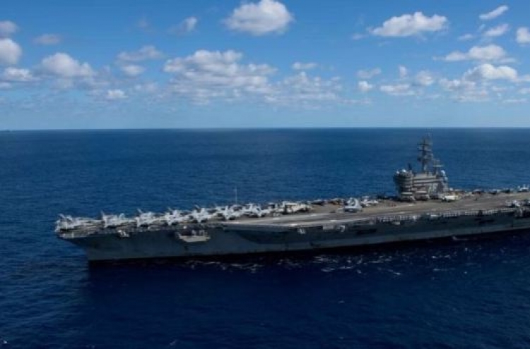 US aircraft carrier Ronald Reagan joins Jeju fleet review