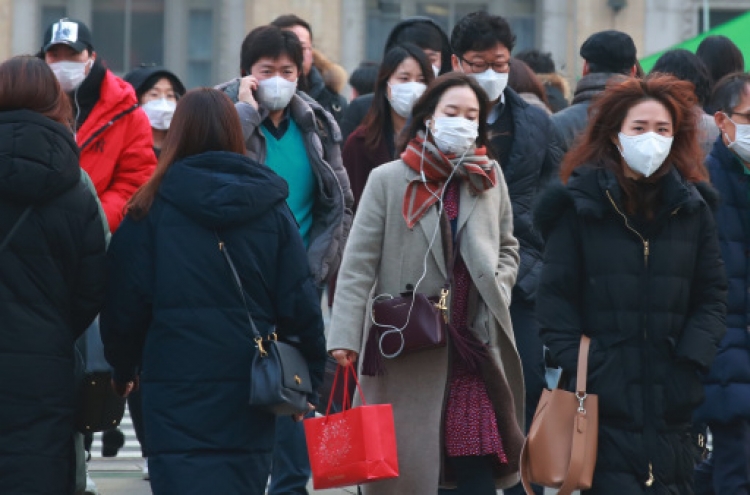 Choking fine dust envelops Korea for 5th straight day