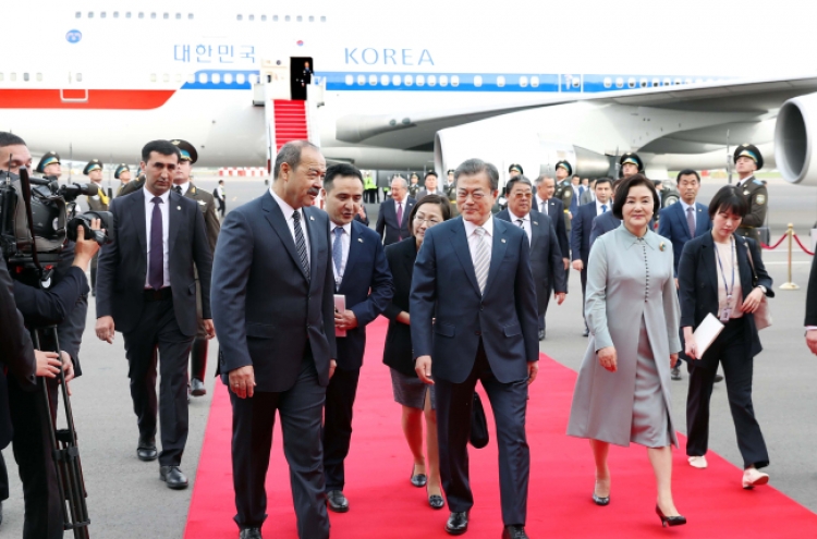 S. Korean president to hold summit with Uzbek president