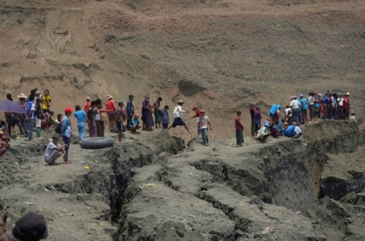 More than 50 feared killed in landslide at Myanmar jade mine