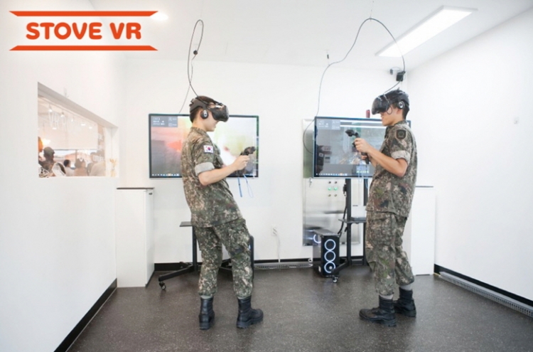 Smilegate Stove brings VR games to Korean Army