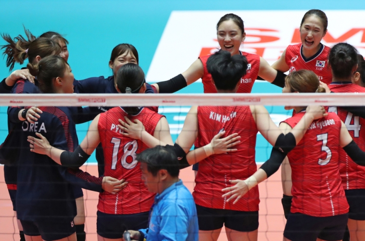 S. Korea beats Thailand at continental volleyball tournament, avenges Asian Games loss
