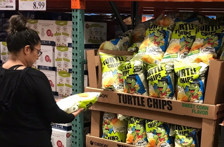 [Photo News] Orion’s Kkobuk chip sold in Costco stores around US