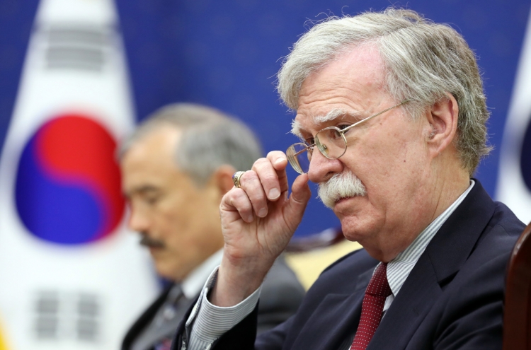 [Newsmaker] Bolton’s exit may add flexibility to NK talks but could hinder full denuke efforts