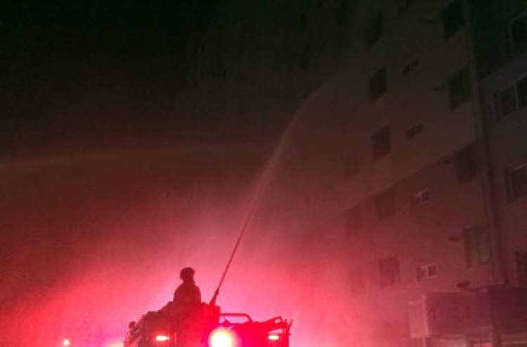 Married couple dead in apartment building fire in Gwangju: officials