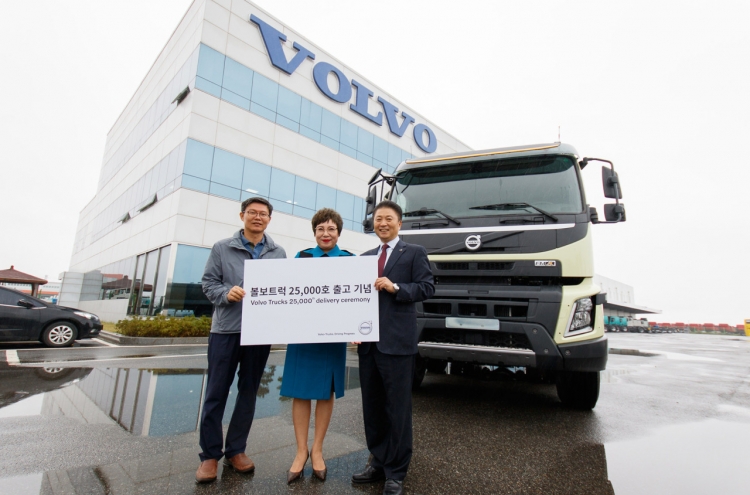 Volvo Trucks Korea’s sales surpass 25,000 mark