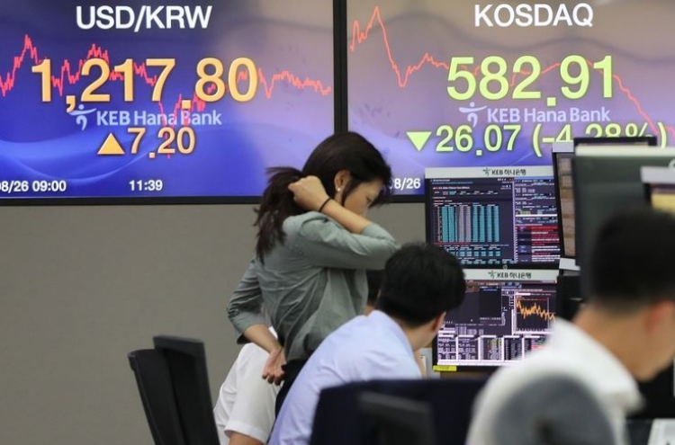 [News Focus] Korean stocks lag behind foreign rivals