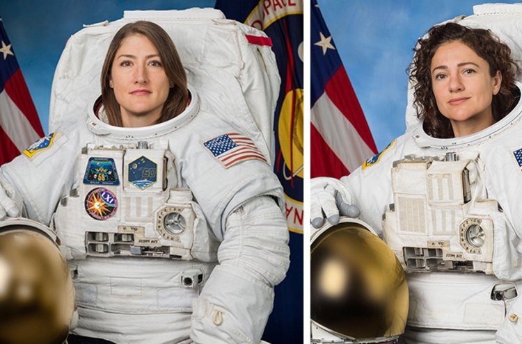 World's 1st female spacewalking team makes history