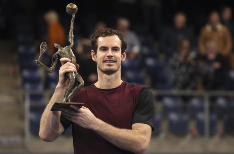 Tearful Murray wins at Antwerp for first ATP title since March 2017