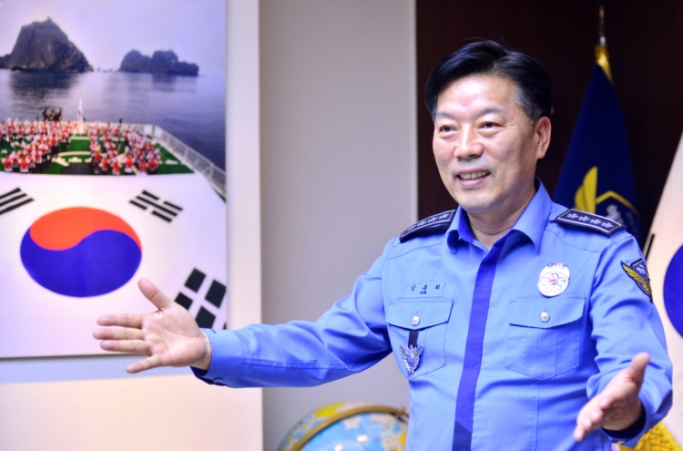 [Herald Interview] New head Kim pledges trustworthy, futuristic Korea Coast Guard