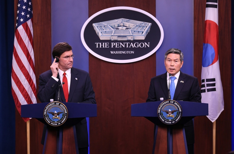 S. Korea, US pushing for defense ministers' videoconference next month