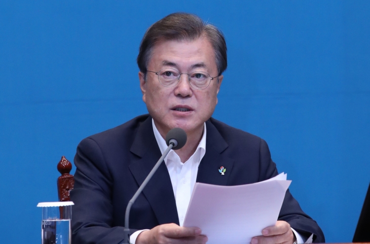 Moon hopes Trump to meet NK leader before November election: Cheong Wa Dae