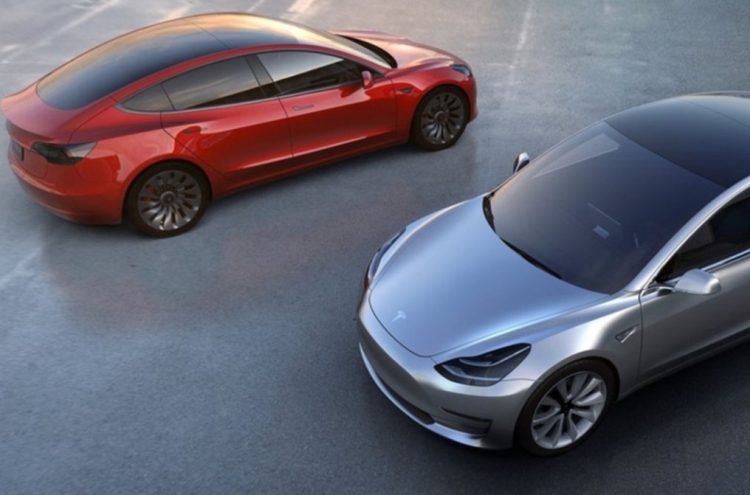 Tesla Model 3 on hire in Seoul: SK Rent-a-Car