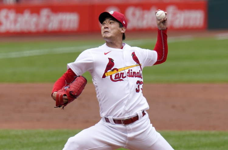 Cardinals' Kim Kwang-hyun enjoying string of luck in rookie MLB season