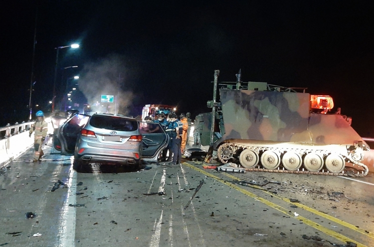 SUV driver drunk and speeding at time of crash into US military vehicle: police