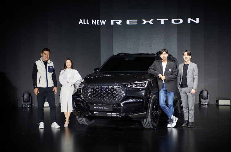 [Photo News] SsangYong unveils brand new version of mid-size SUV Rexton