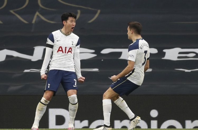 Tottenham's Son Heung-min ties Premier League career high with 14th goal of season