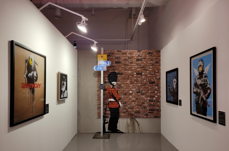 Banksy Seoul show embroiled in replica controversy