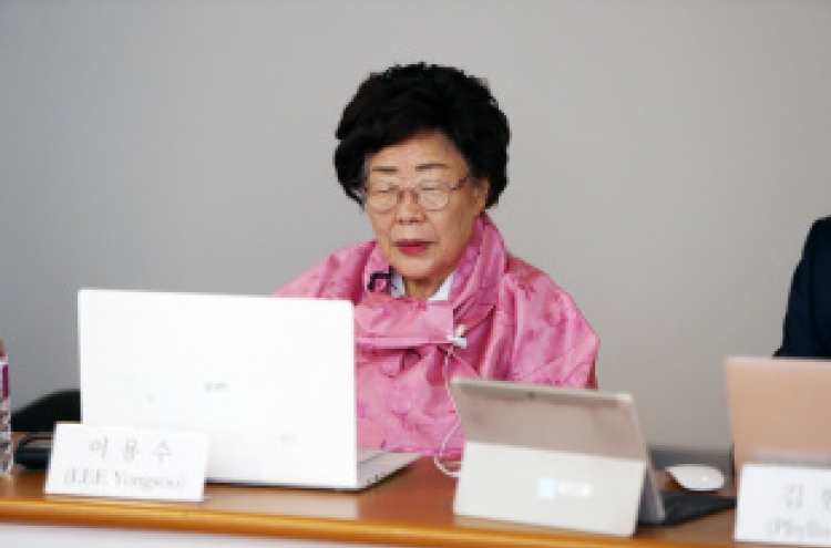 ‘Comfort woman’ calls on Seoul to bring case to UN body