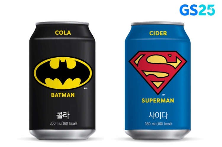 Batman Cola, Superman Cider hit convenience stores in Korea