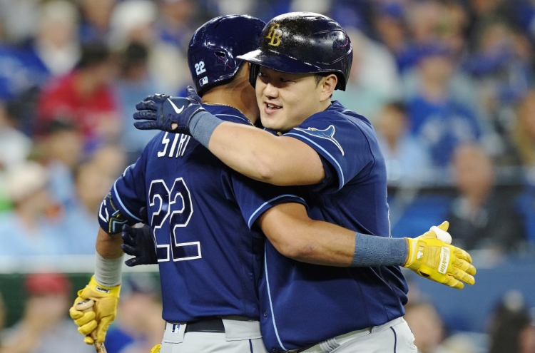 Rays' Choi Ji-man hits 1st homer in 10 games