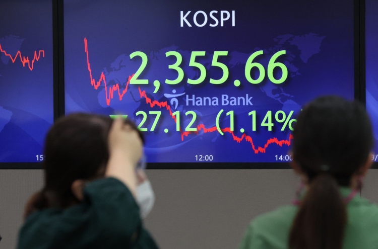 Seoul shares hit over 2-month low on prospect of another aggressive rate hike by US Fed
