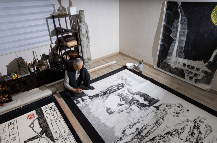 Park Dae-sung's ink-and-wash paintings on show in US