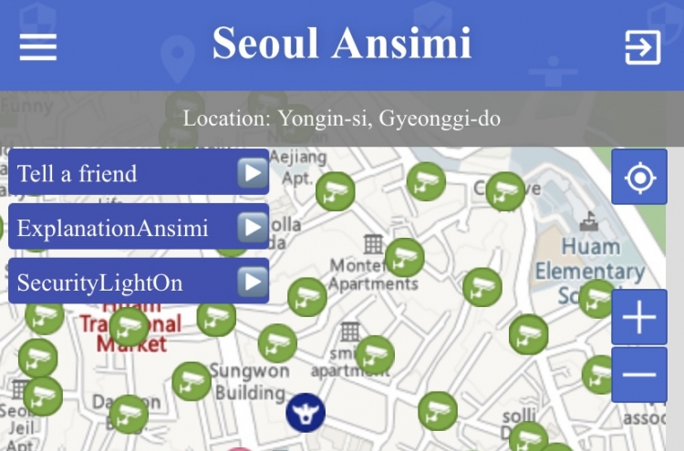 Seoul safety app available in English, Chinese, Japanese