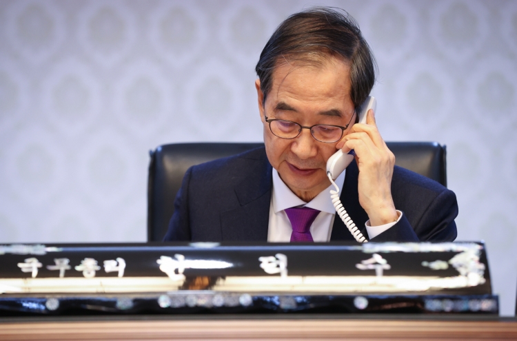 PM reaffirms S. Korea's support for Ukraine in phone talks