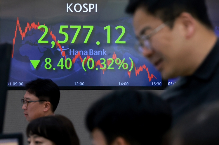 Seoul shares close lower amid US debt ceiling saga