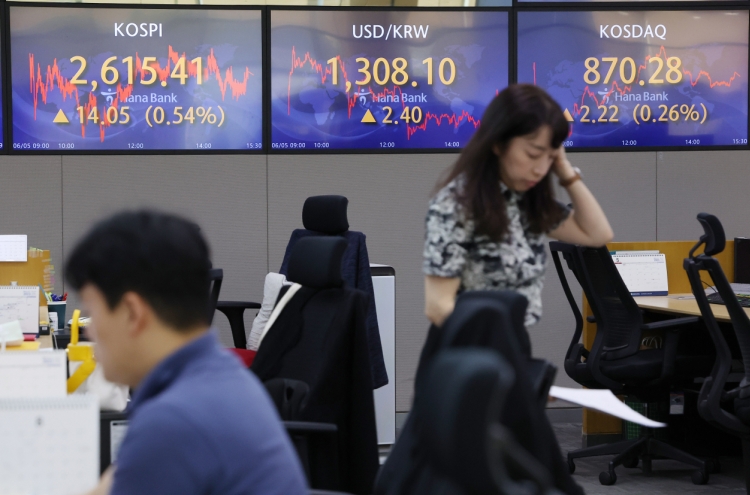 Seoul shares end higher on Fed's rate-hike pause hopes