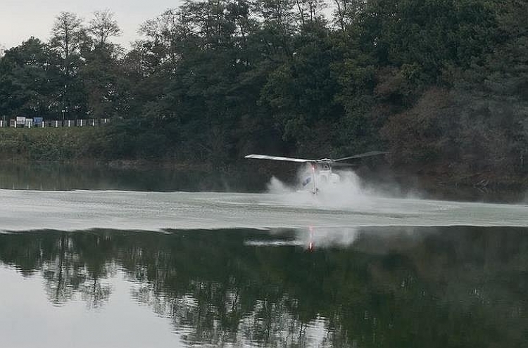 Pilot dead after civilian helicopter crashes into reservoir in Pocheon