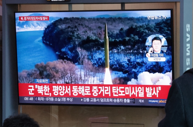 North Korea fires ballistic missile into sea