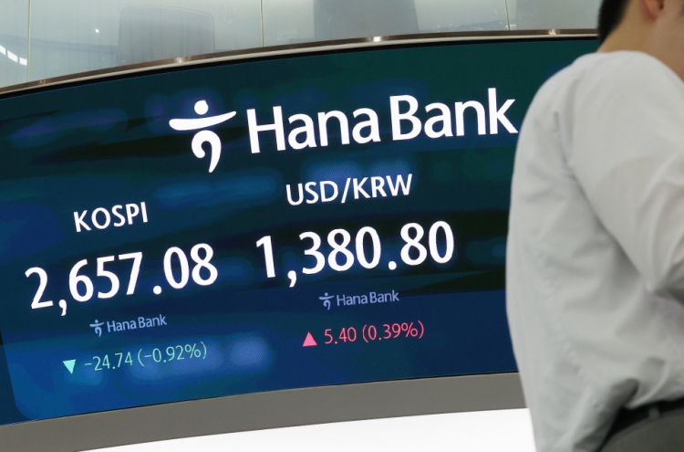 Seoul shares open sharply lower on Iran's attack against Israel