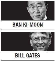 [Ban Ki-moon and Bill Gates] Toward an immunized world