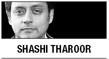[Shashi Tharoor] India turning itself into a donor