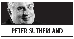 [Peter Sutherland] EU nations need trust, not control, for euro survial