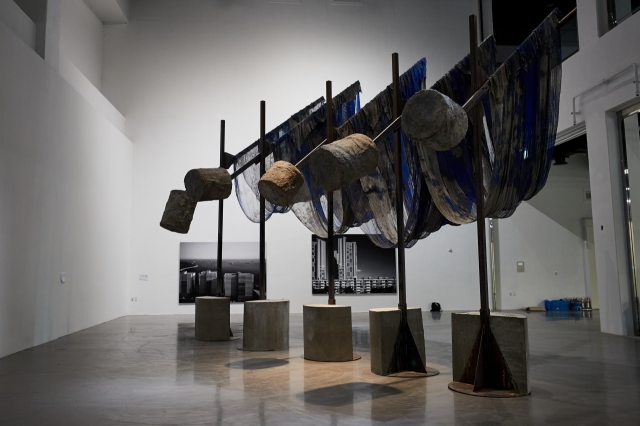 An installation view of 