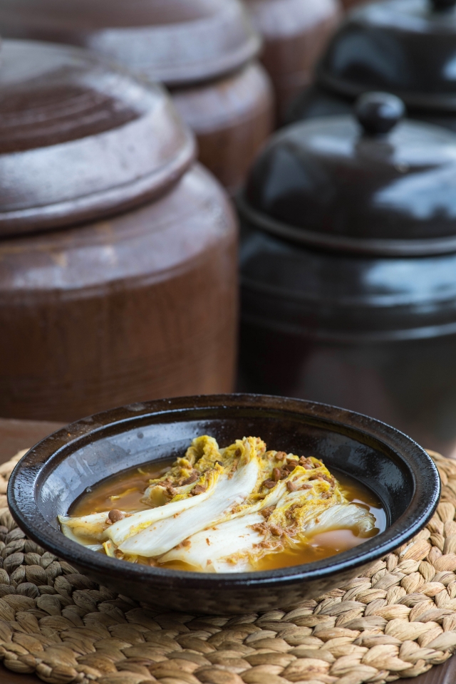 Steamed napa cabbage (Cultural Corps of Korean Buddhism)