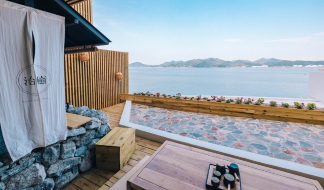 A ryokan-style hotel in Namhae, South Gyeongsang Province. (Courtesy of Hotel Chiyu)