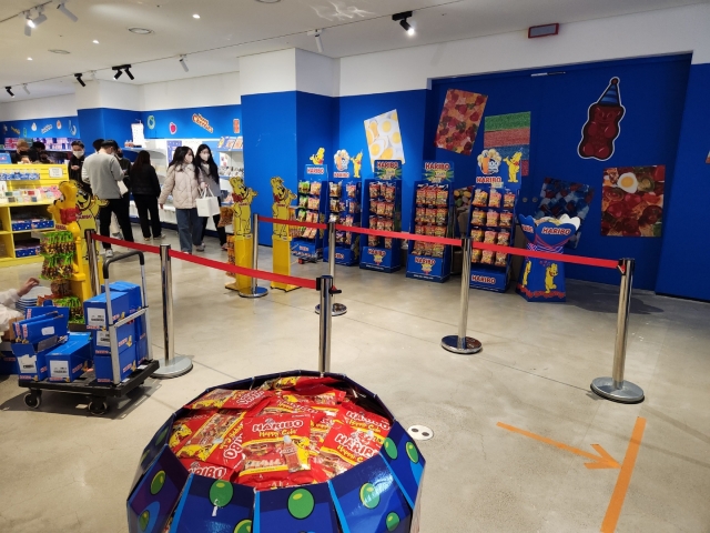 The Haribo World exhibition at Annyeong Insadong's Insa Central Museum, central Seoul. (Choi Jae-hee / The Korea Herald)