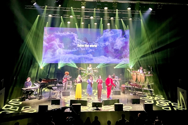 Jazz musicians perform during the Seoul Green Art Festival on Wednesday. (Korea Jazz Association)