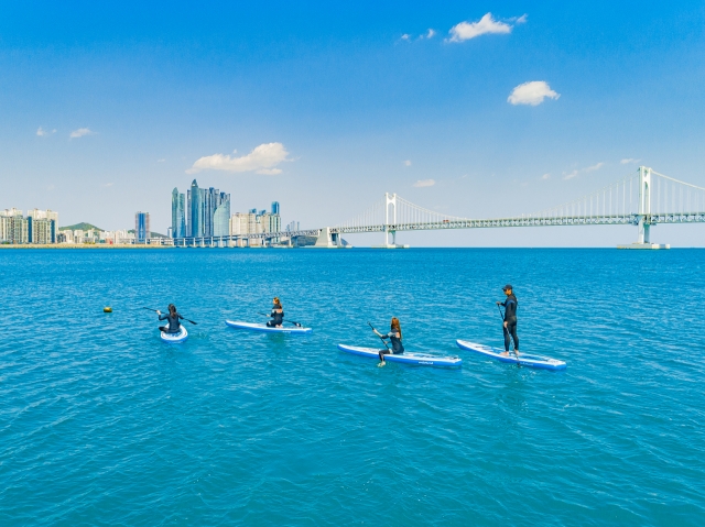 Gwangalli Beach and watersports SUP Zone (KTO)