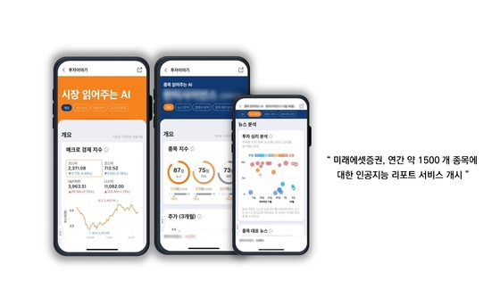 Mirae Asset Securities' artificial intelligence-based report services (Mirae Asset Securities)